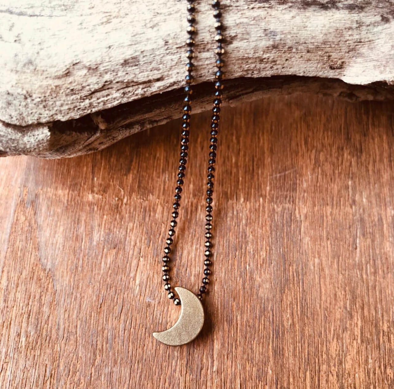 Crescent moon choker necklace sales