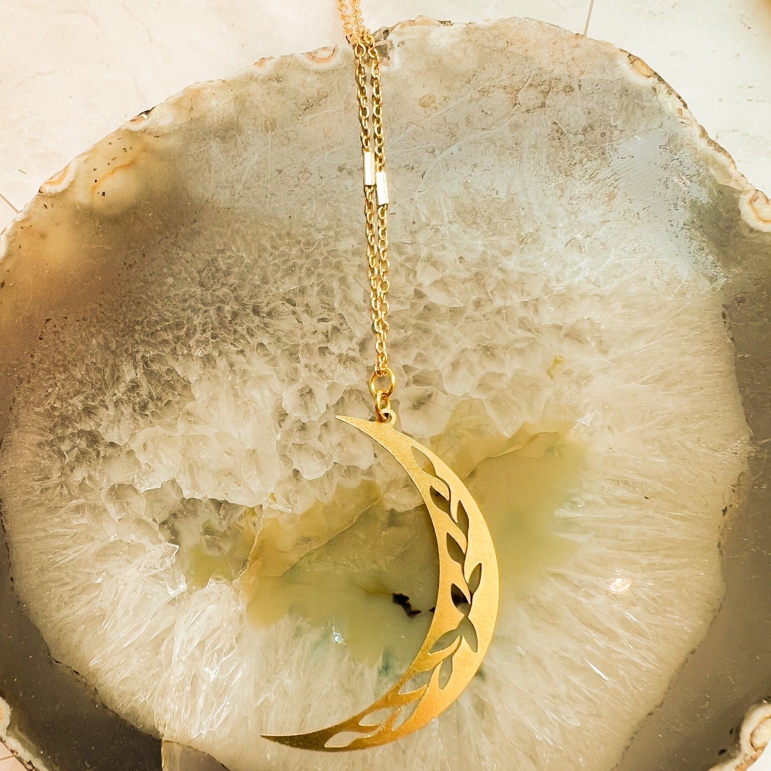 Flower Moon Necklace