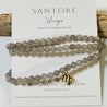 Bracelet with Virgo zodiac symbol on Santore branded card