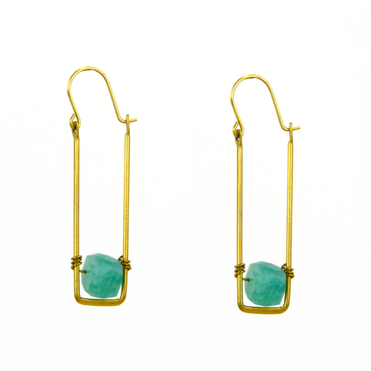 Cube Earrings, Post Earrings, Crystal Cube Earrings