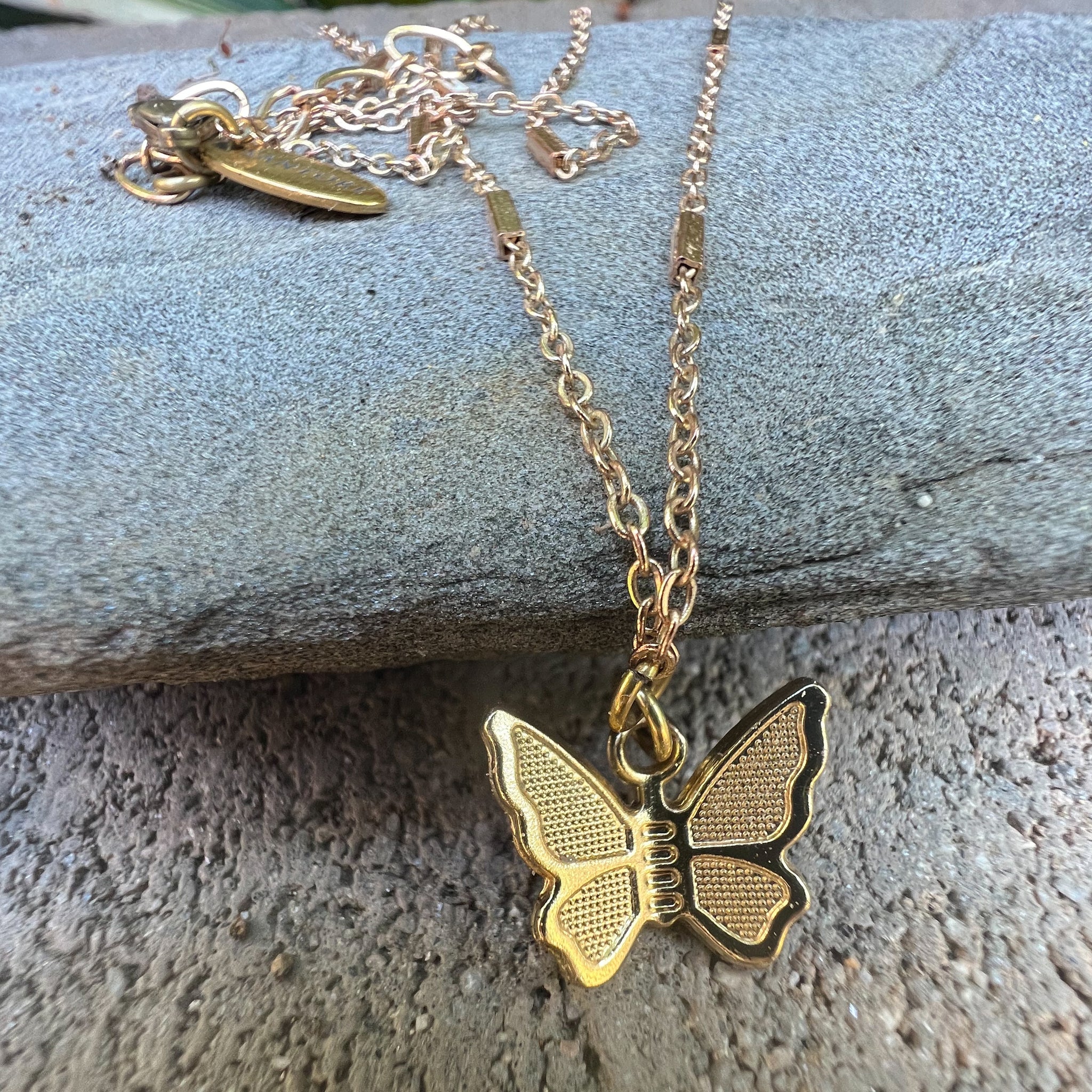 Kimi: Tiny Butterfly Necklace