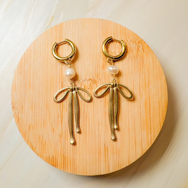 ピアス SEOOOCOOKIE Auxerre pearl earring 4BFT023 Auxerre pearl earrings - seooocookie