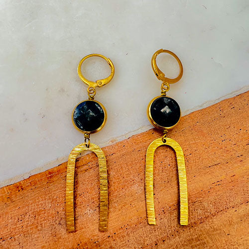 Antigua Collection: Apatite Arch Earring