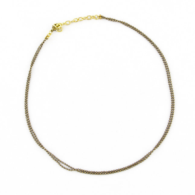 Double Chain Choker Necklace