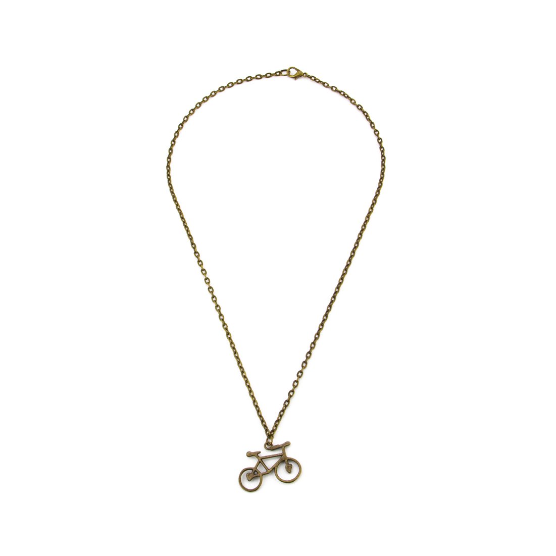 20 Inch Brass Pendant Necklace