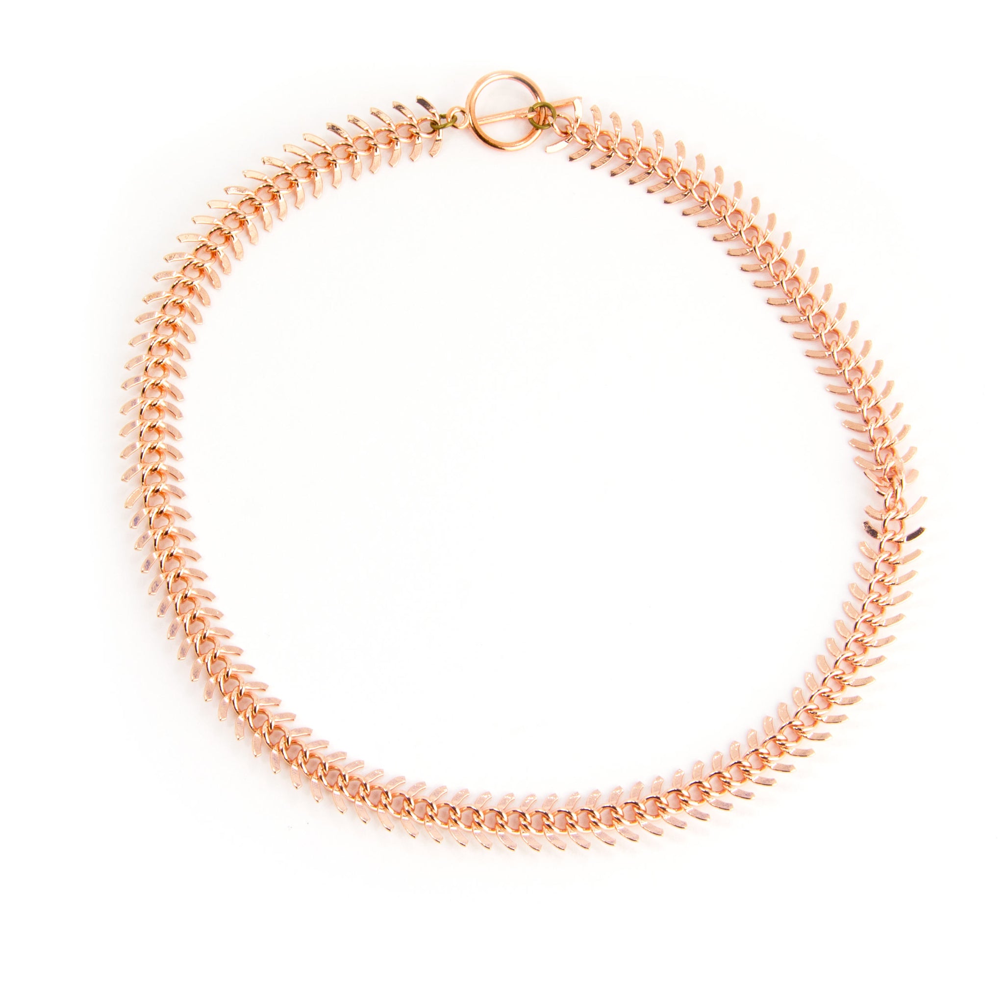Fishbone Chain Necklace