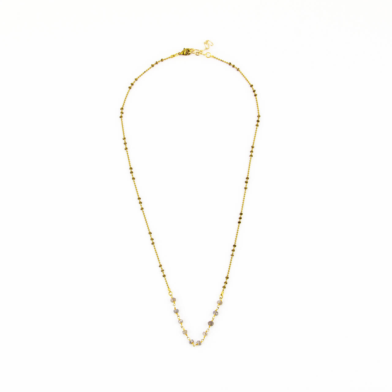 Eleanor Necklace: Simple Rosary Chain Necklace