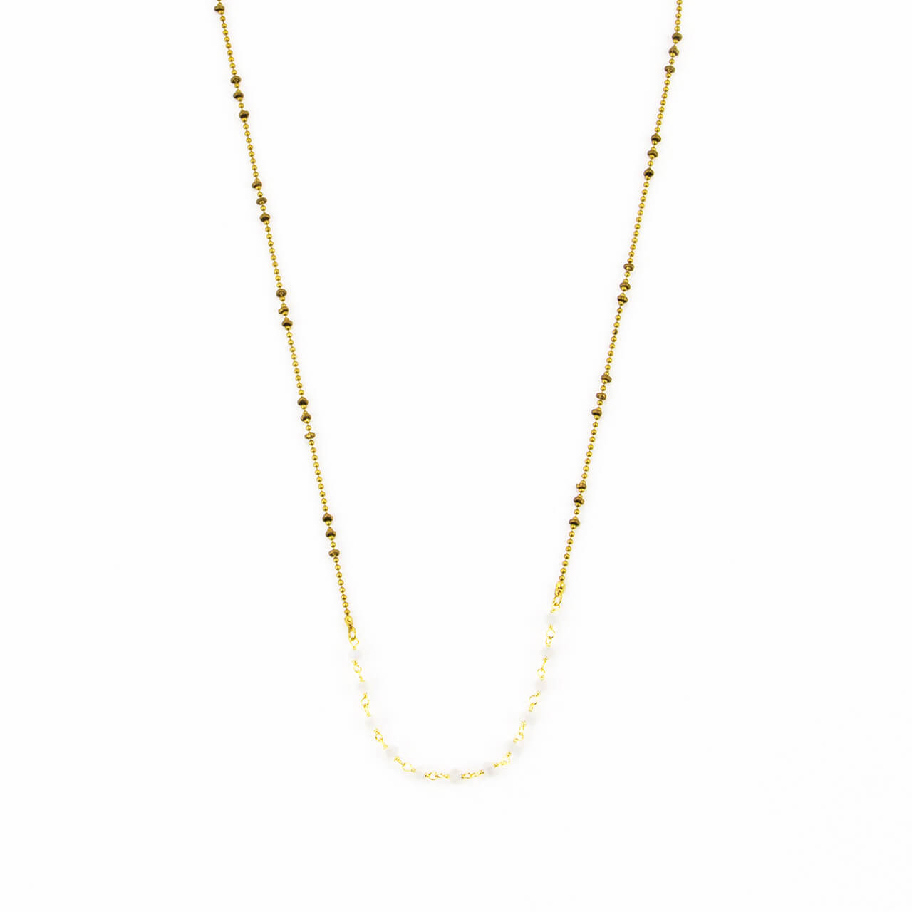 Eleanor Necklace: Simple Rosary Chain Necklace