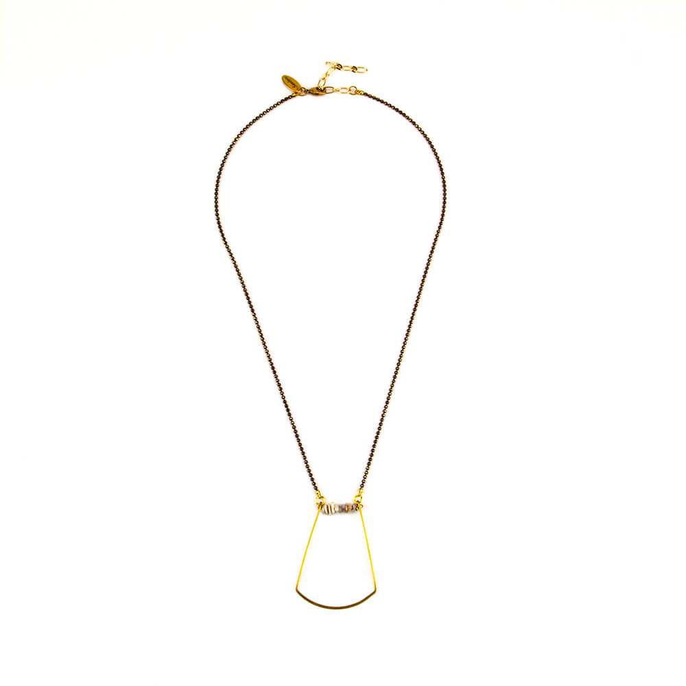 Heishi Harp Necklace