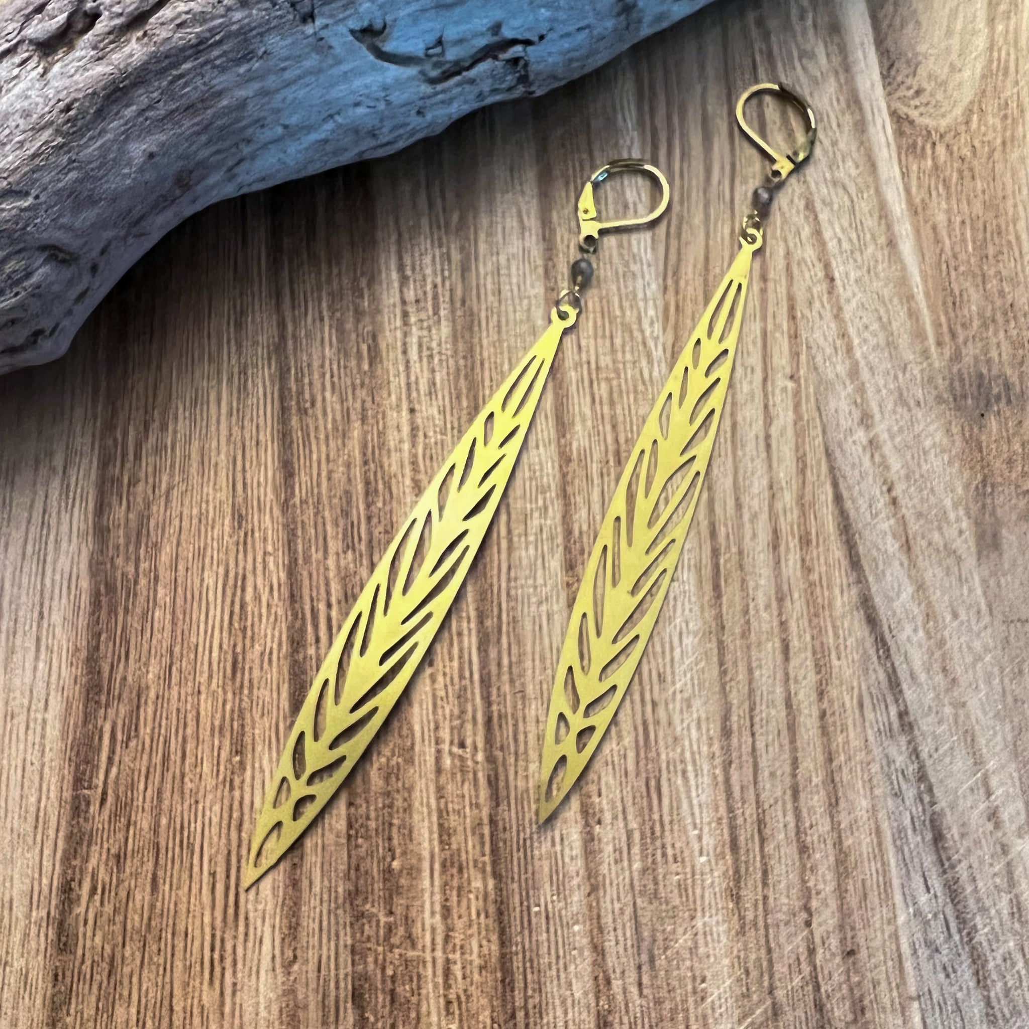 Tribal Feather Earrings