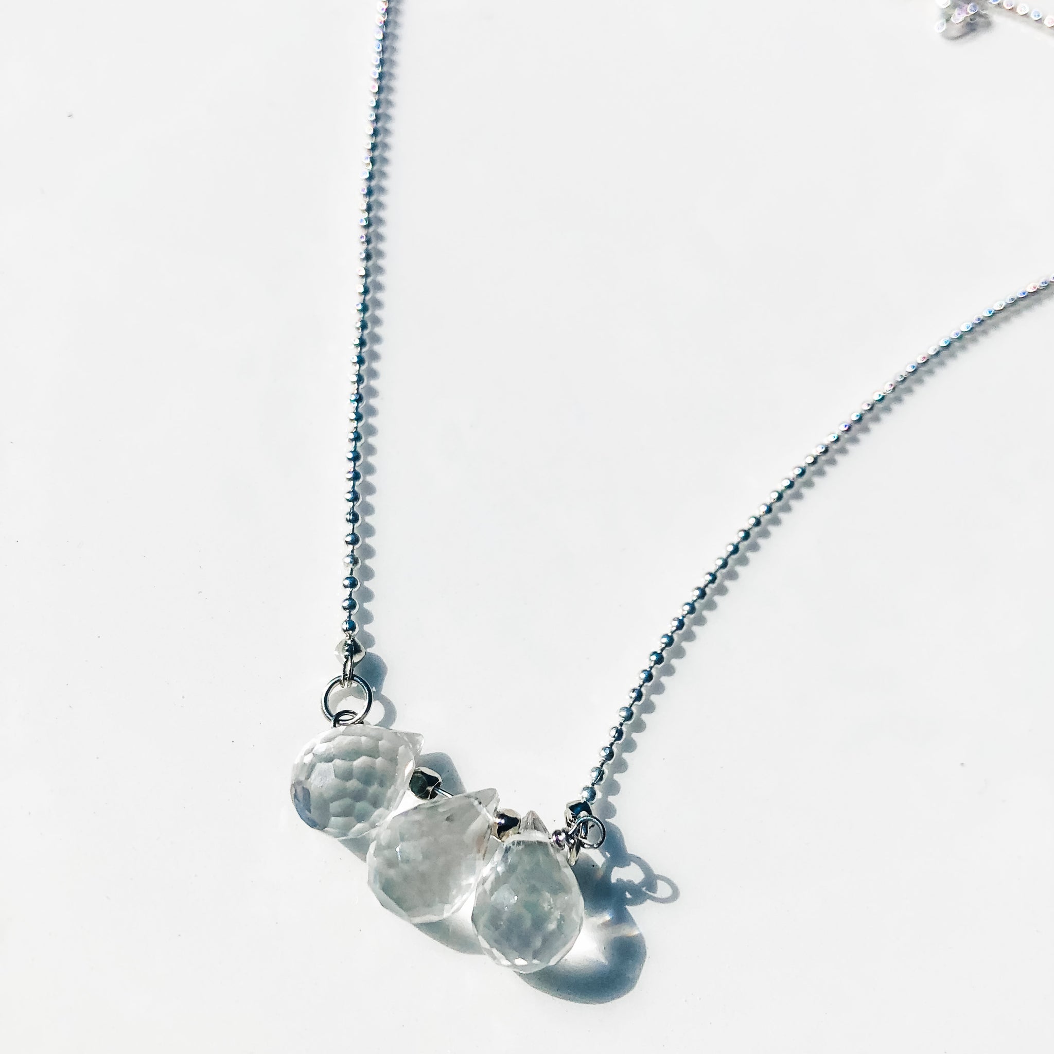 Dew Drop Collection: Triple Dew Drop Necklace